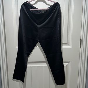 Black Satin pants